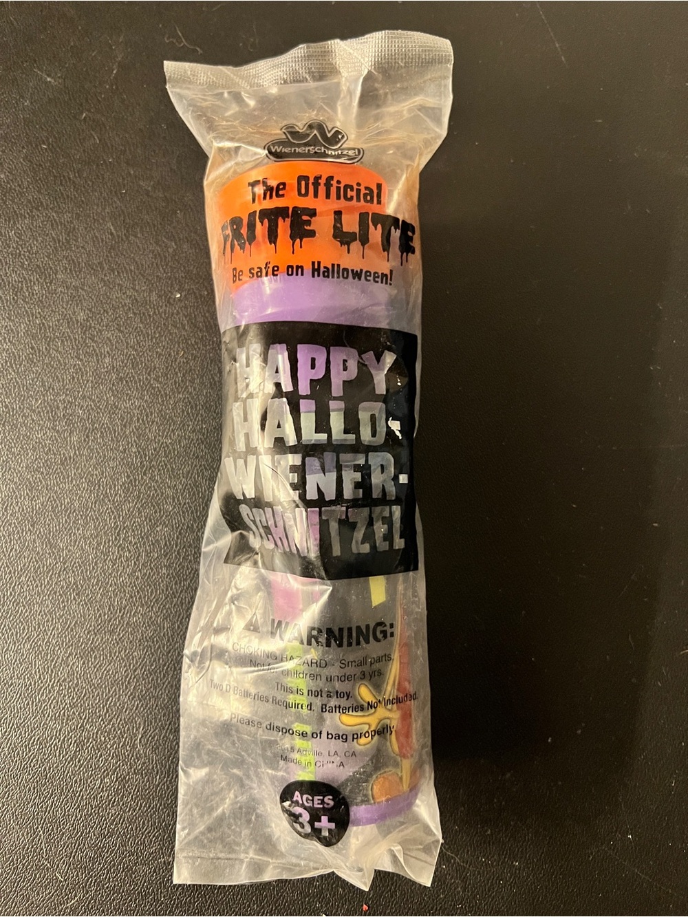 Frite Lite Flashlight Wienerschnitzel Halloween Original Packaging 2015 Open Bag